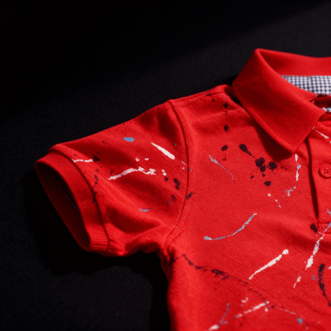 Artsy Splash - Red - SurfSprouts