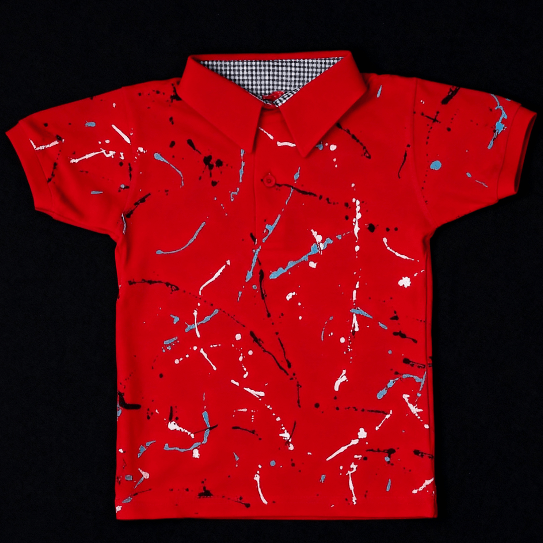 Artsy Splash - Red - SurfSprouts