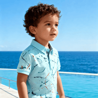 Artsy Splash - Light Blue - SurfSprouts