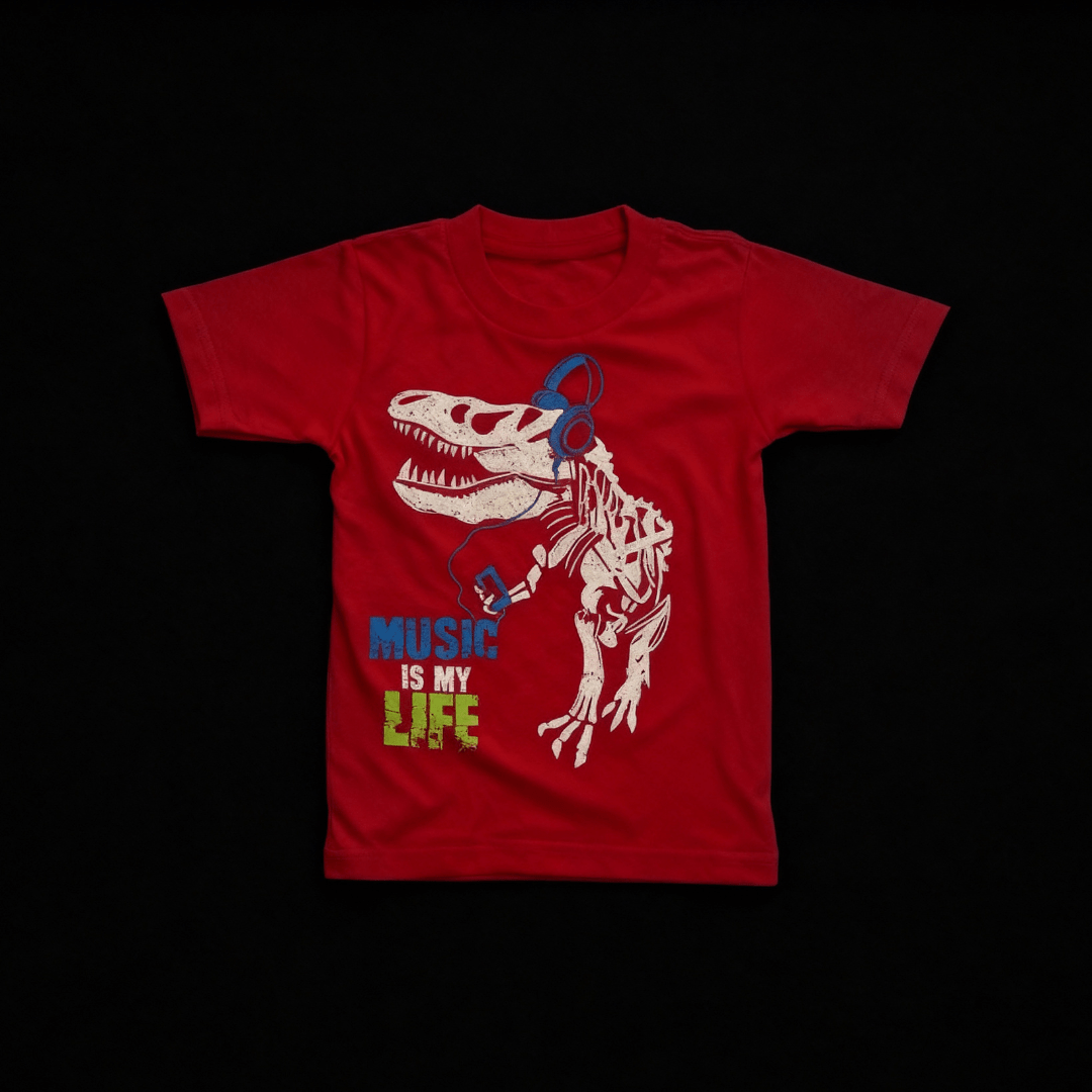 Glow In the Dark Dino T - Red - SurfSprouts