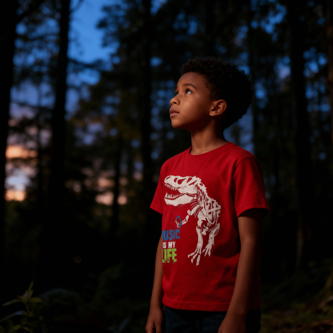 Glow In the Dark Dino T - 2 Year Old - SurfSprouts