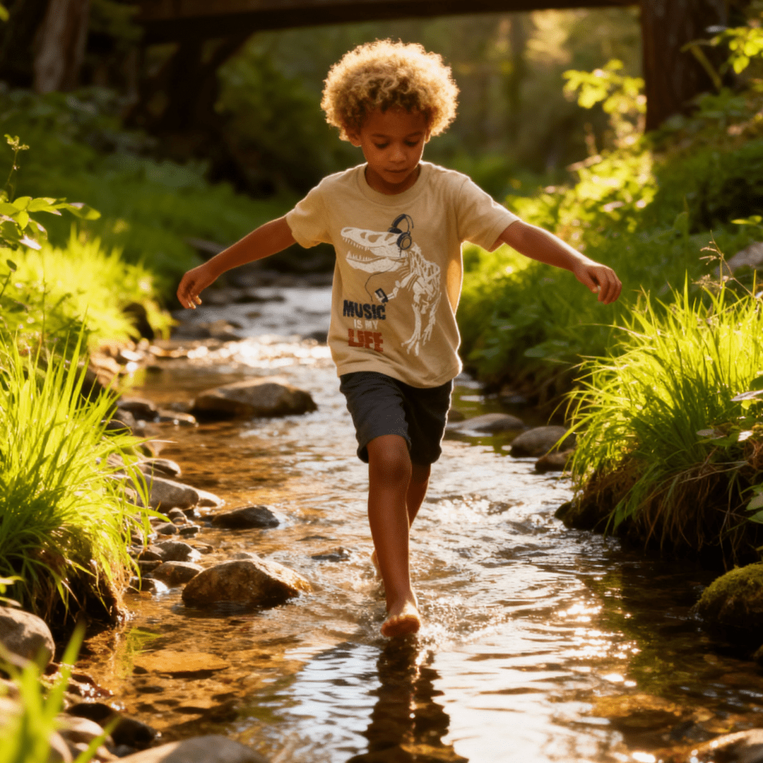 Glow In the Dark Dino T - 2 Year Old - SurfSprouts