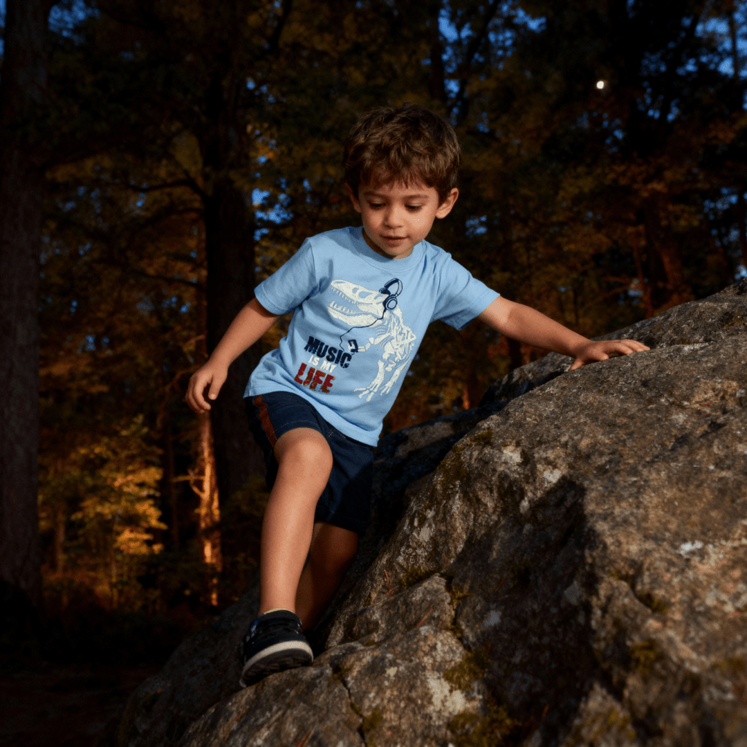 Glow In the Dark Dino T - 2 Year Old - SurfSprouts