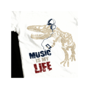 Glow In the Dark Dino T - Navy Blue - SurfSprouts