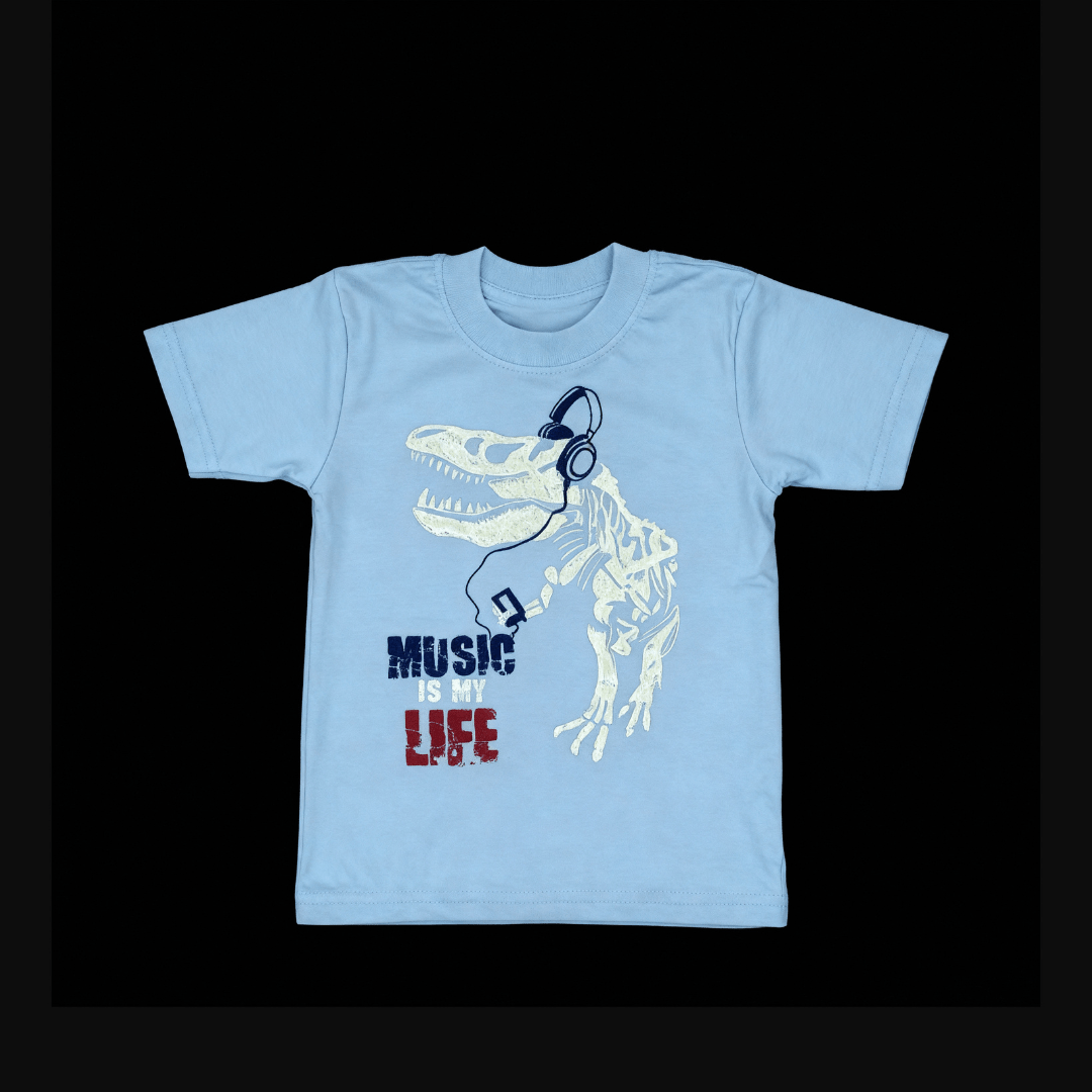 Glow In the Dark Dino T - 4 Year Old - SurfSprouts