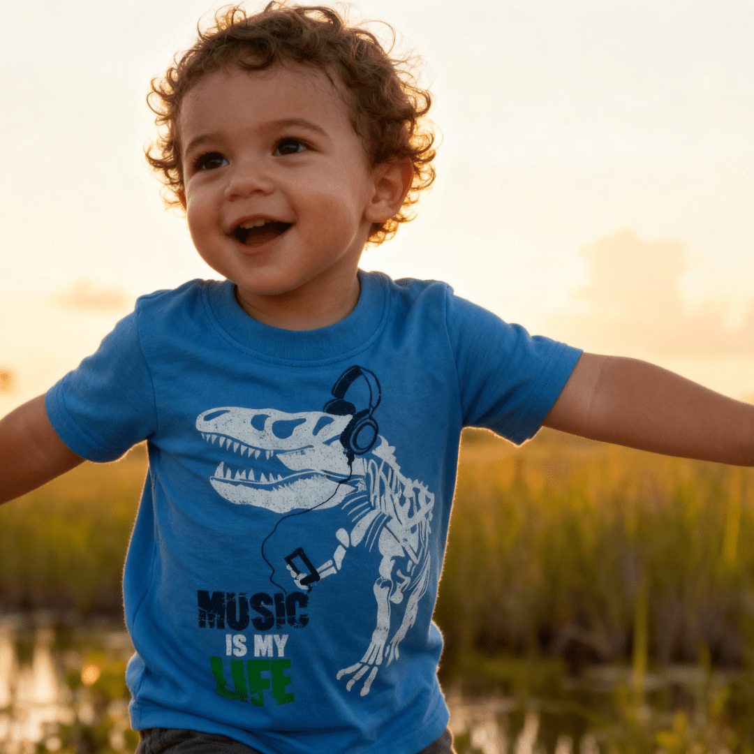 Glow In the Dark Dino T - Green - SurfSprouts