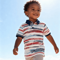 Horizon Lines - Navy Blue - SurfSprouts