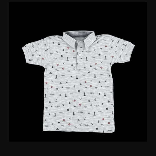 Lighthouse Polo - Gray - SurfSprouts