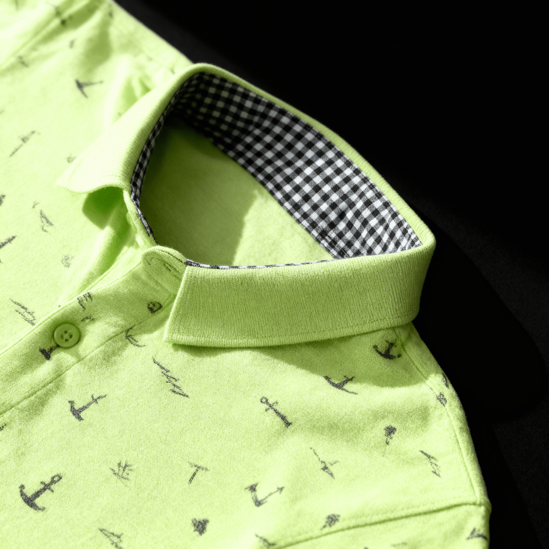 Lighthouse Polo - Lime Green - SurfSprouts