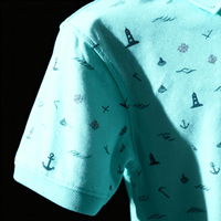 Lighthouse Polo - Light Teal - SurfSprouts