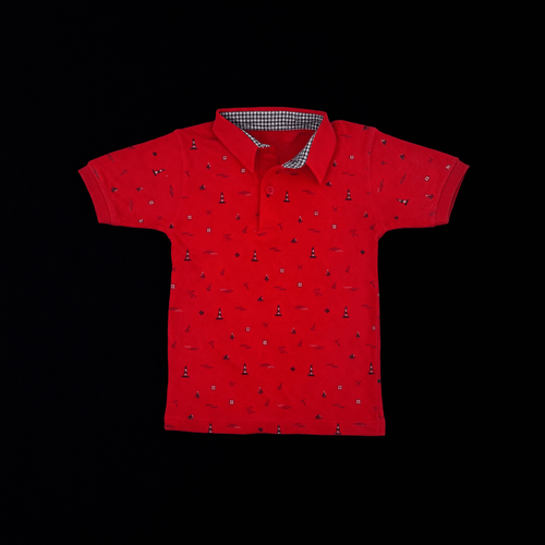 Lighthouse Polo - Red - SurfSprouts