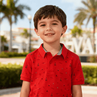 Lighthouse Polo - Yellow - SurfSprouts